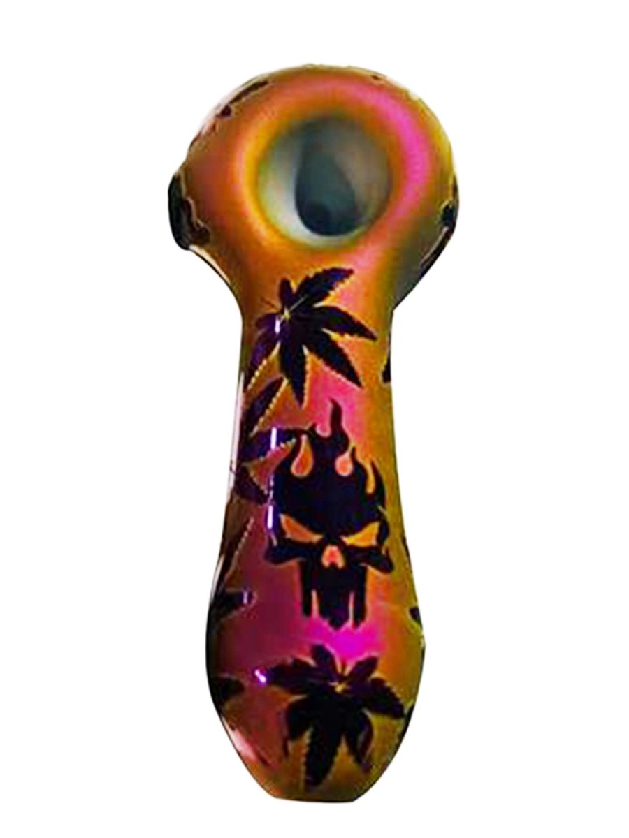 Electroplated Creative Glass Pipe Model CElectroplated Creative Glass Pipe Model C