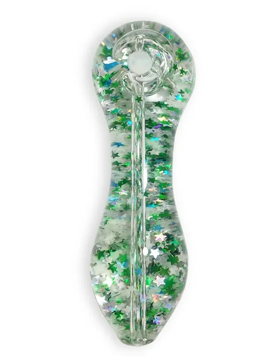 Crystal Glitter Glass Pipe Crystal Glitter Glass Pipe