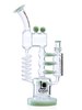 14" Cool Recycler Bong | Helix Water Pipe | Dual Chamber Precolator | Green 14" Cool Recycler Bong | Helix Water Pipe | Dual Chamber Precolator | Green