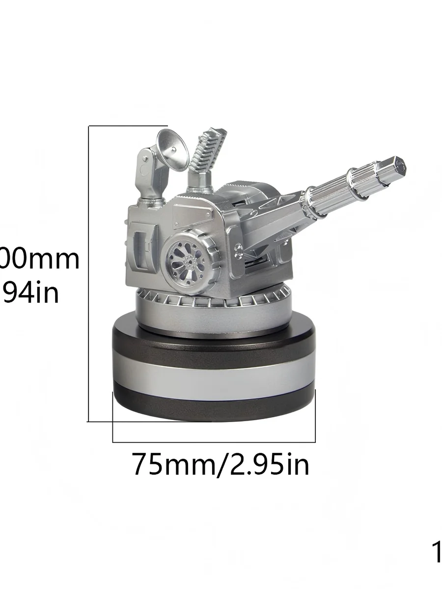 Anti-aircraft Gun Herb Grinder: 100mm Large 4-Piece Heavy Duty Weed Grinde, 6 image Anti-aircraft Gun Herb Grinder: 100mm Large 4-Piece Heavy Duty Weed Grinde, 6 image