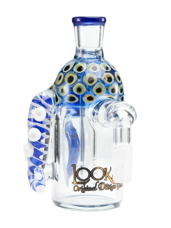 Octopus Tentacle Glass Ash Catcher, Colors: Yellow Octopus Tentacle Glass Ash Catcher, Colors: Yellow