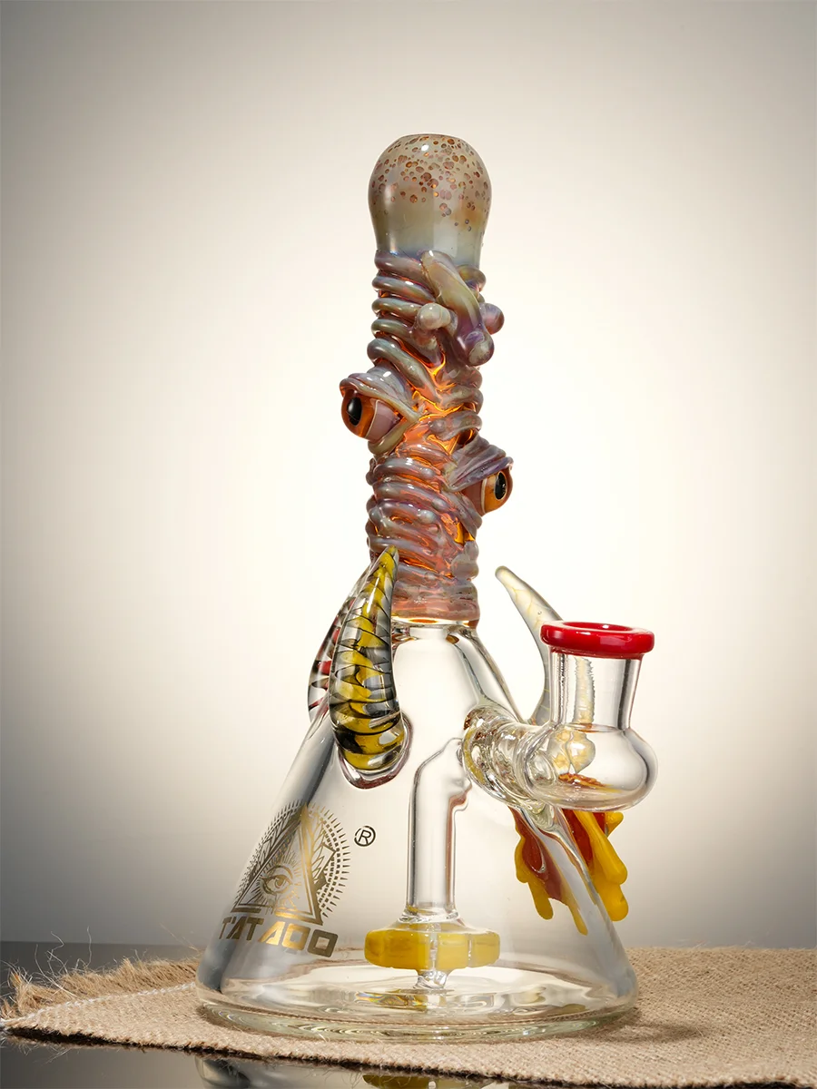 8.5" Penis Mini Cool Glass Beaker Bong5 8.5" Penis Mini Cool Glass Beaker Bong5