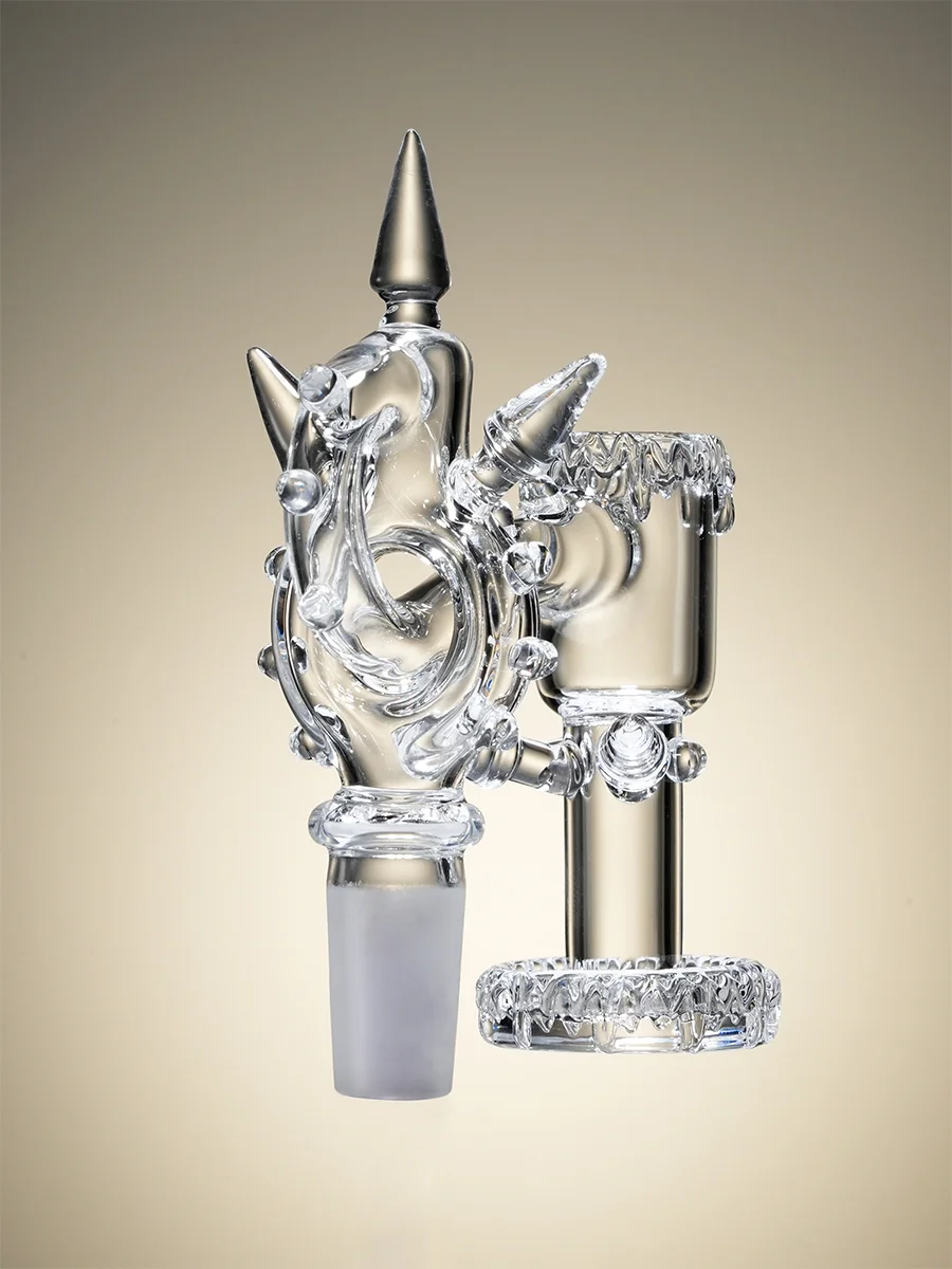 Quartz Banger Nail with Clamp Ring7 Quartz Banger Nail with Clamp Ring7