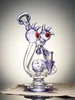 Lookah Bong  9&quot; Cool Recycler Beast Water Pipe purple