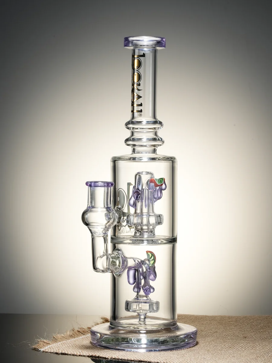 Lookah Bong 13" Percolator Funny Juice  Water Pipe - Puple, Colors: Purple, 2 image Lookah Bong 13" Percolator Funny Juice  Water Pipe - Puple, Colors: Purple, 2 image