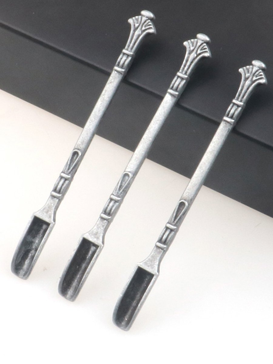 Silver 3PCS Metal Dab Shovel