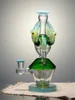 Lookah 10" Cool colorful Ox horn Glass Bong, Color: Green, 5 image Lookah 10" Cool colorful Ox horn Glass Bong, Color: Green, 5 image