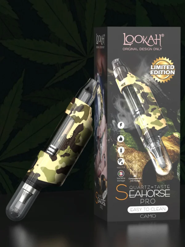 Lookah Seahorse PRO Electric Nectar Collector & Dab Pen Camo Lookah Seahorse PRO Electric Nectar Collector & Dab Pen Camo