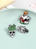 3PCS Skull Pin Brooches 3PCS Skull Pin Brooches