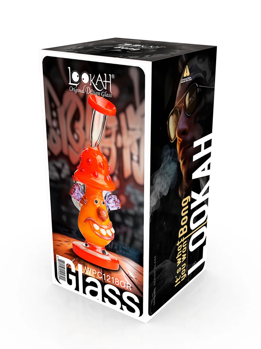 Orange so cute clown mushroom dab rig package Orange so cute clown mushroom dab rig package