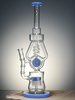 Lookah Bong 15.7 " Heavy-Duty Recycler Water Pipe - Clear Blue, Colors: Clear Blue, 5 image Lookah Bong 15.7 " Heavy-Duty Recycler Water Pipe - Clear Blue, Colors: Clear Blue, 5 image