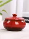 Windproof Ceramic Ashtray, Color: Red