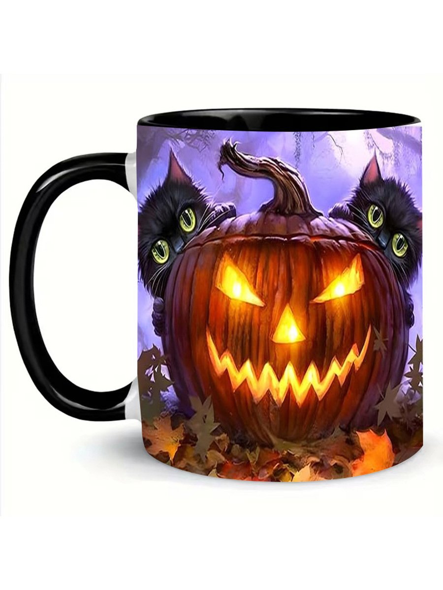 Pumpkin Light Color Changing Halloween Cup, Type: B, 5 image