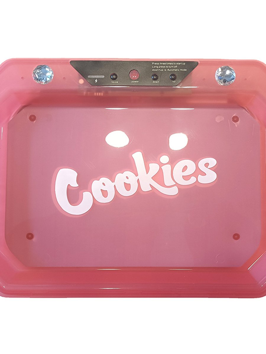 Octagonal LED Marquee Light-Up Rolling Tray