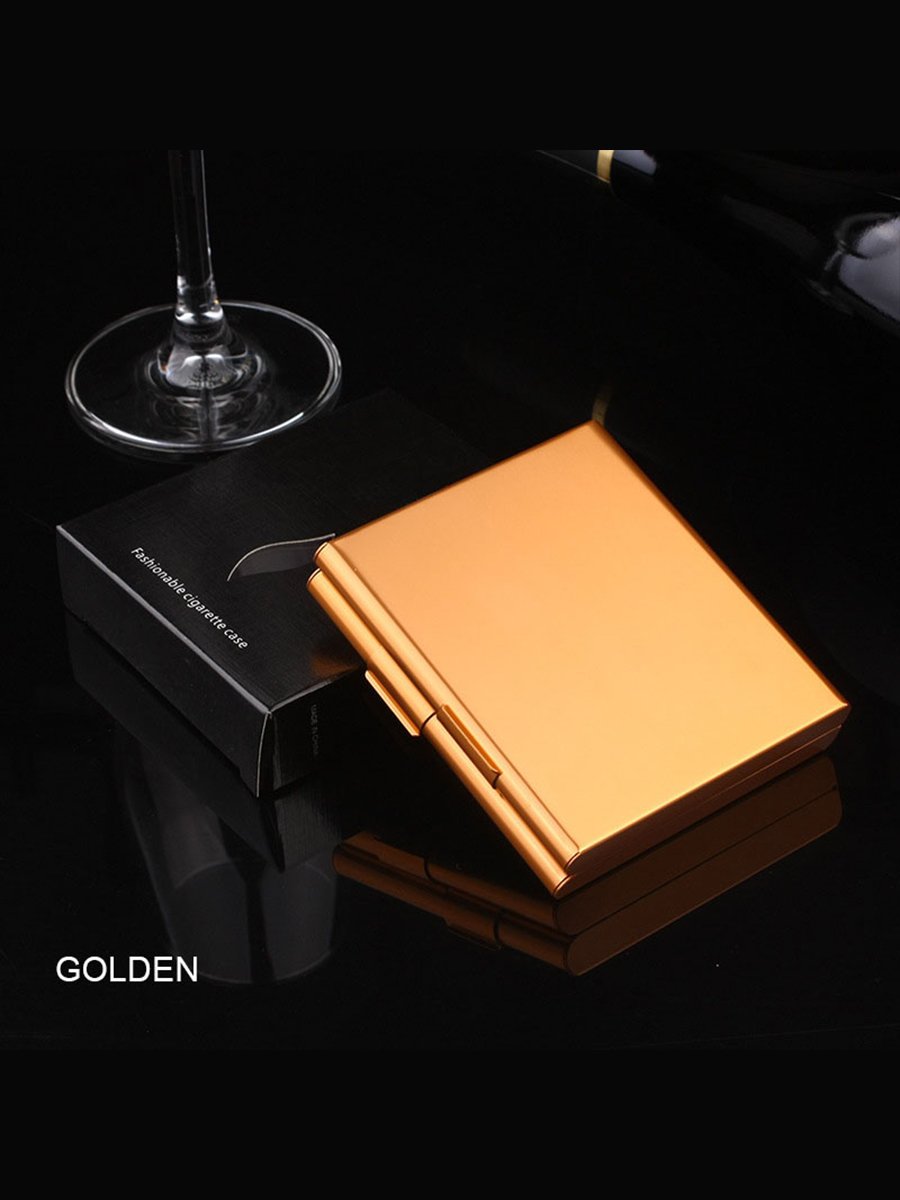 Aluminum Weed Case for 20 Weeds Gold Aluminum Weed Case for 20 Weeds Gold