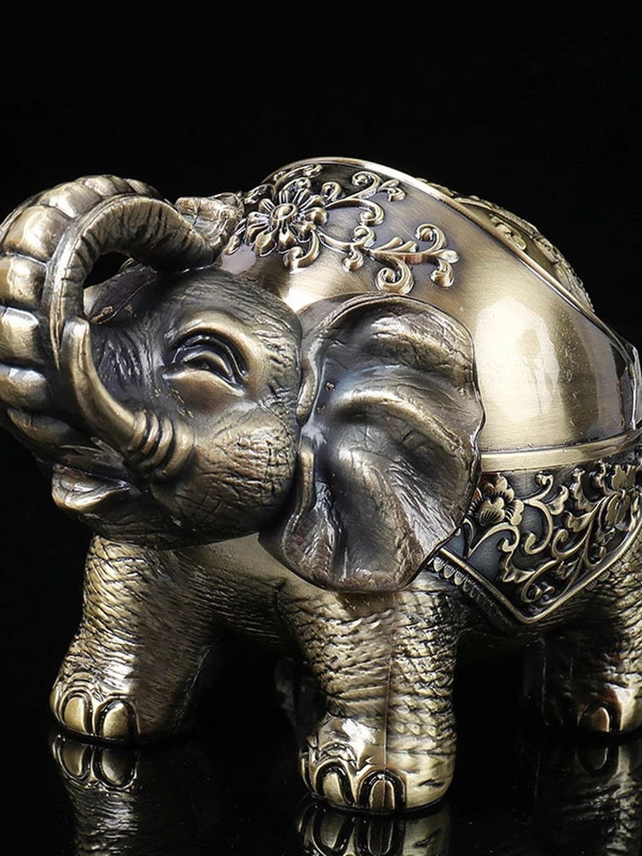 Windproof Elephant Ashtray, Attribute: B, 2 image