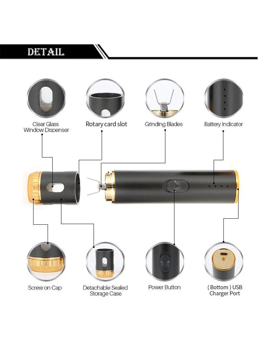 USB Electric Herb Grinder4