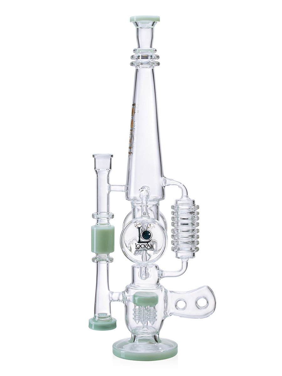 unique weapon cool tall gun bong green front unique weapon cool tall gun bong green front