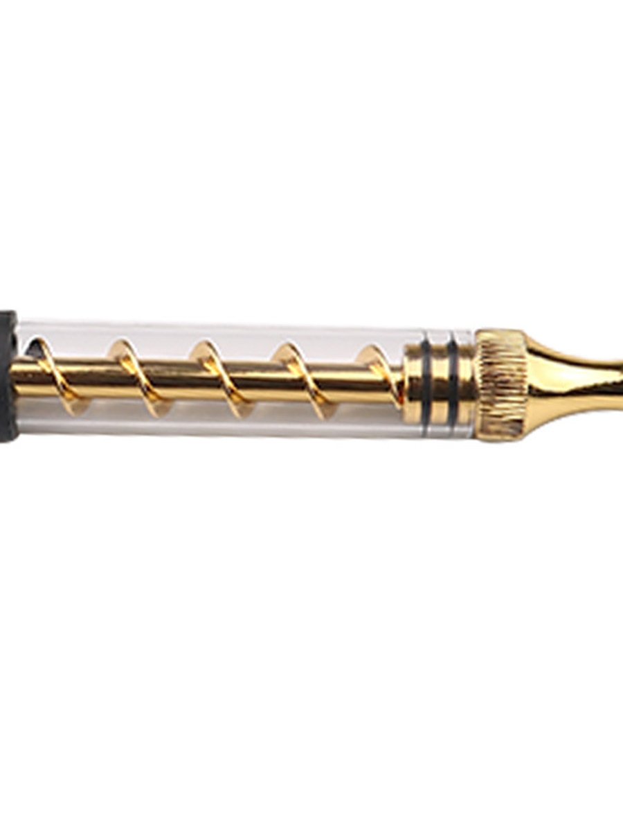 Gold Creative Spiral Glass Blunt Gold Creative Spiral Glass Blunt