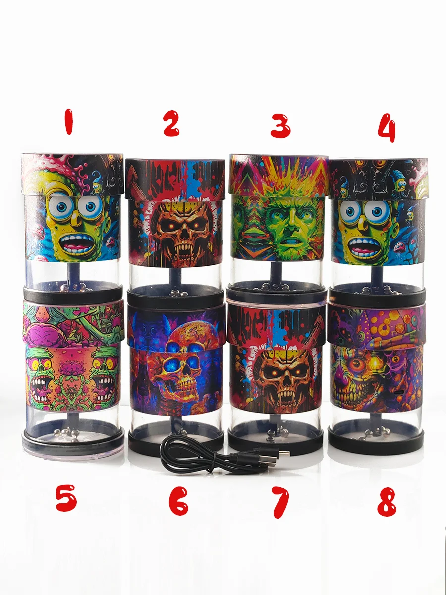 76mm Plastic Electric Weed Grinder2