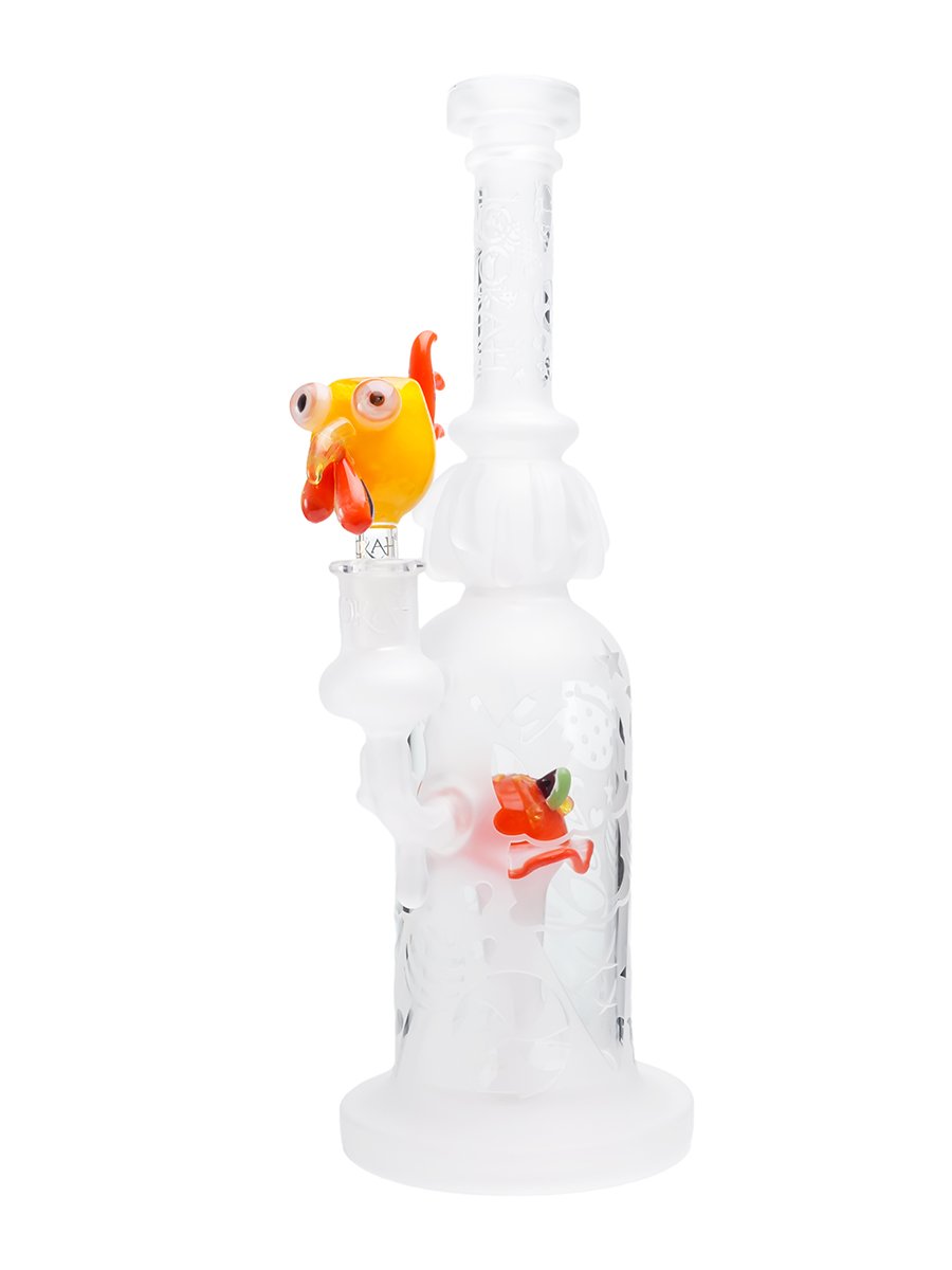 Yellow 14MM Comb Glass Bowl