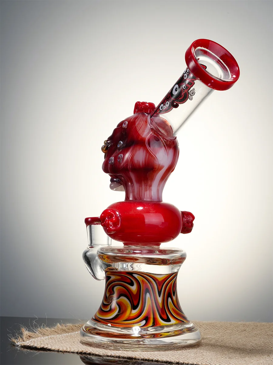 8.5" Mini Cool Skull Dab Rig3 8.5" Mini Cool Skull Dab Rig3