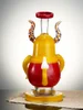 Yellow One-Eyed Big-Bellied Monster Glass Water Pipe5 Yellow One-Eyed Big-Bellied Monster Glass Water Pipe5