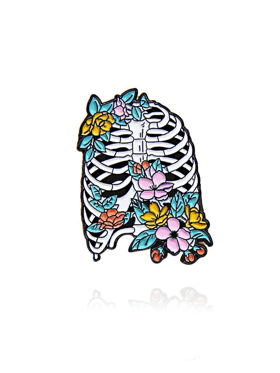 Flower Body Brooches 4 Pieces, 4 image Flower Body Brooches 4 Pieces, 4 image