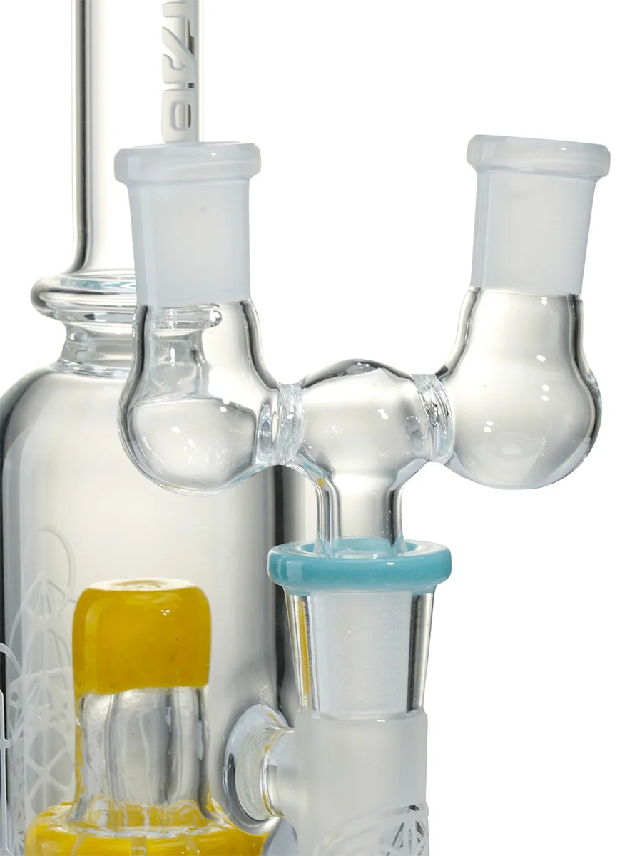 2PCS 14mm Glass Double Bowl Joint Adapter, 4 image