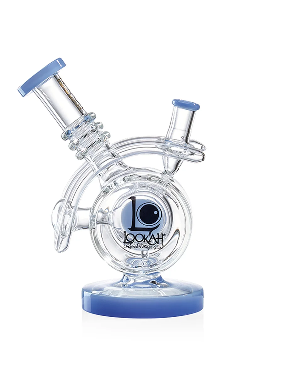 Cute Mini Recycler Dab Rig - Blue