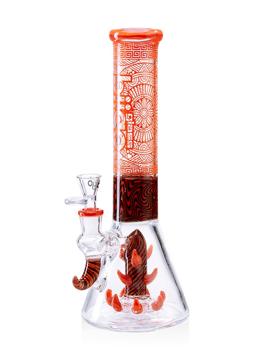 16" Classic Beaker Bong | Orange 16" Classic Beaker Bong | Orange