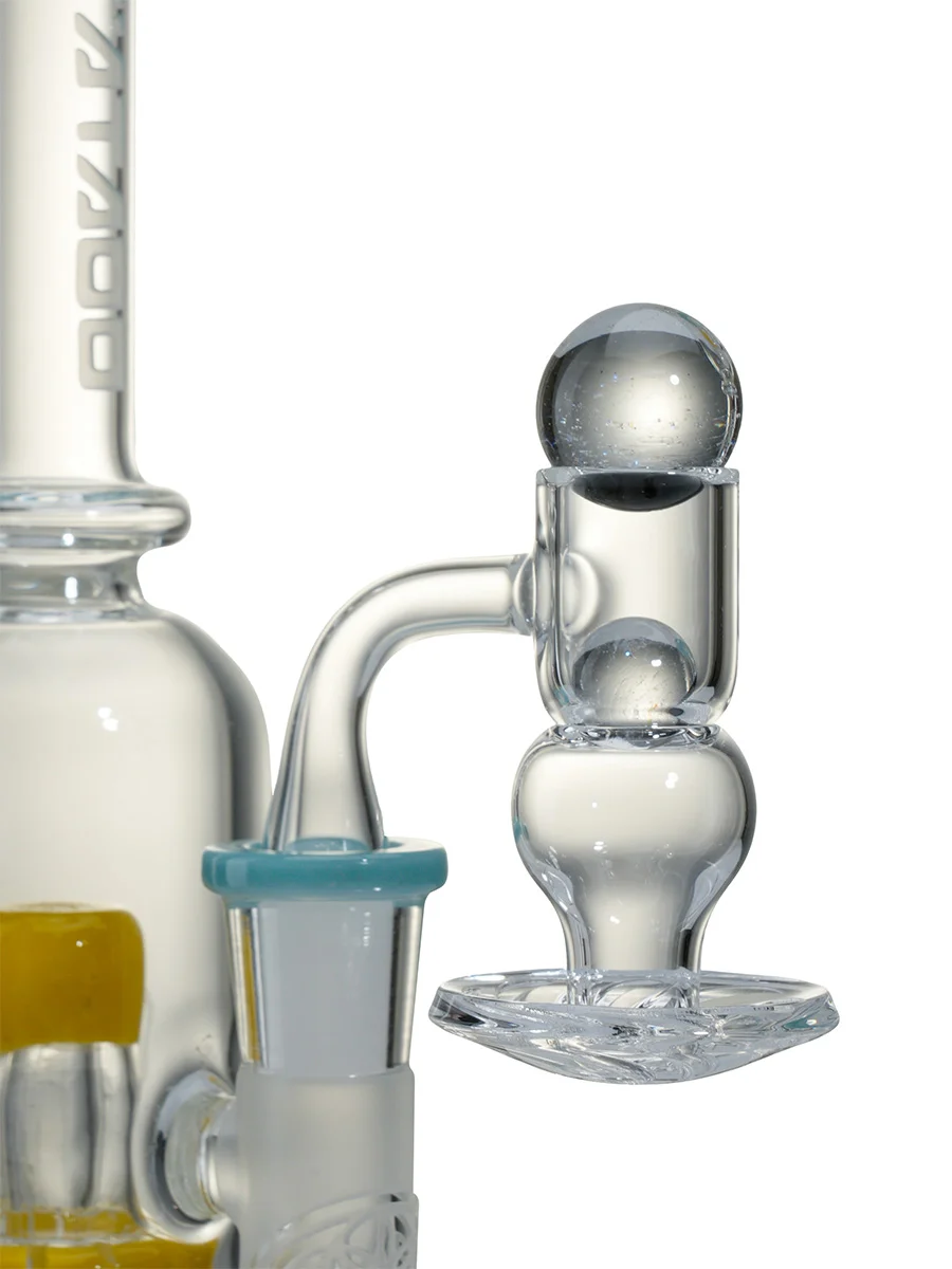 14MM Conical Quartz Banger with Marble Ball Top, 4 image