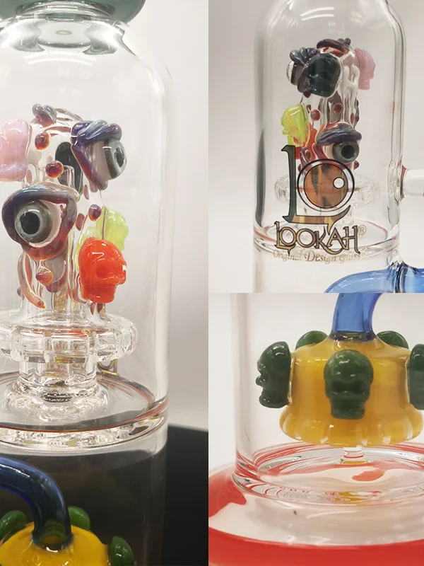 Lookah Bong 13&quot; Funny Dual Precolator Water Pipe
