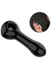 7-Hole Spoon Glass Pipe Black 7-Hole Spoon Glass Pipe Black