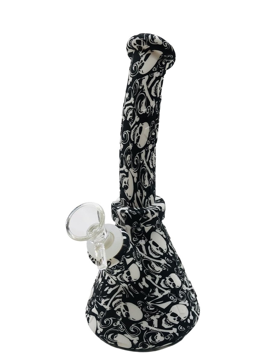 Large Horn Silicone Bong