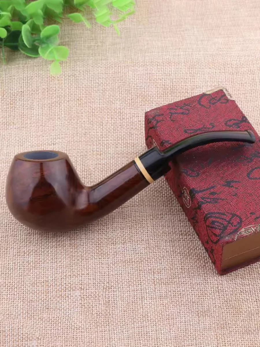 Waxed Ebony Wood Pipe4
