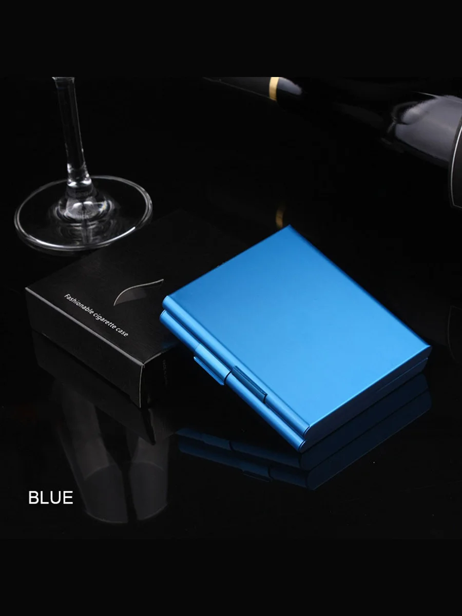 Aluminum Weed Case for 20 Weeds Blue Aluminum Weed Case for 20 Weeds Blue