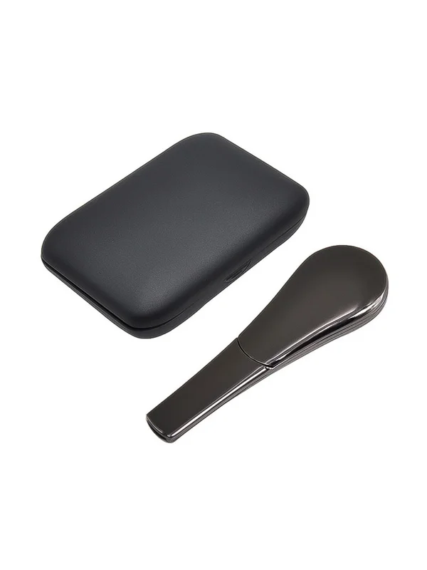 Metal Smoking Pipe black Metal Smoking Pipe black