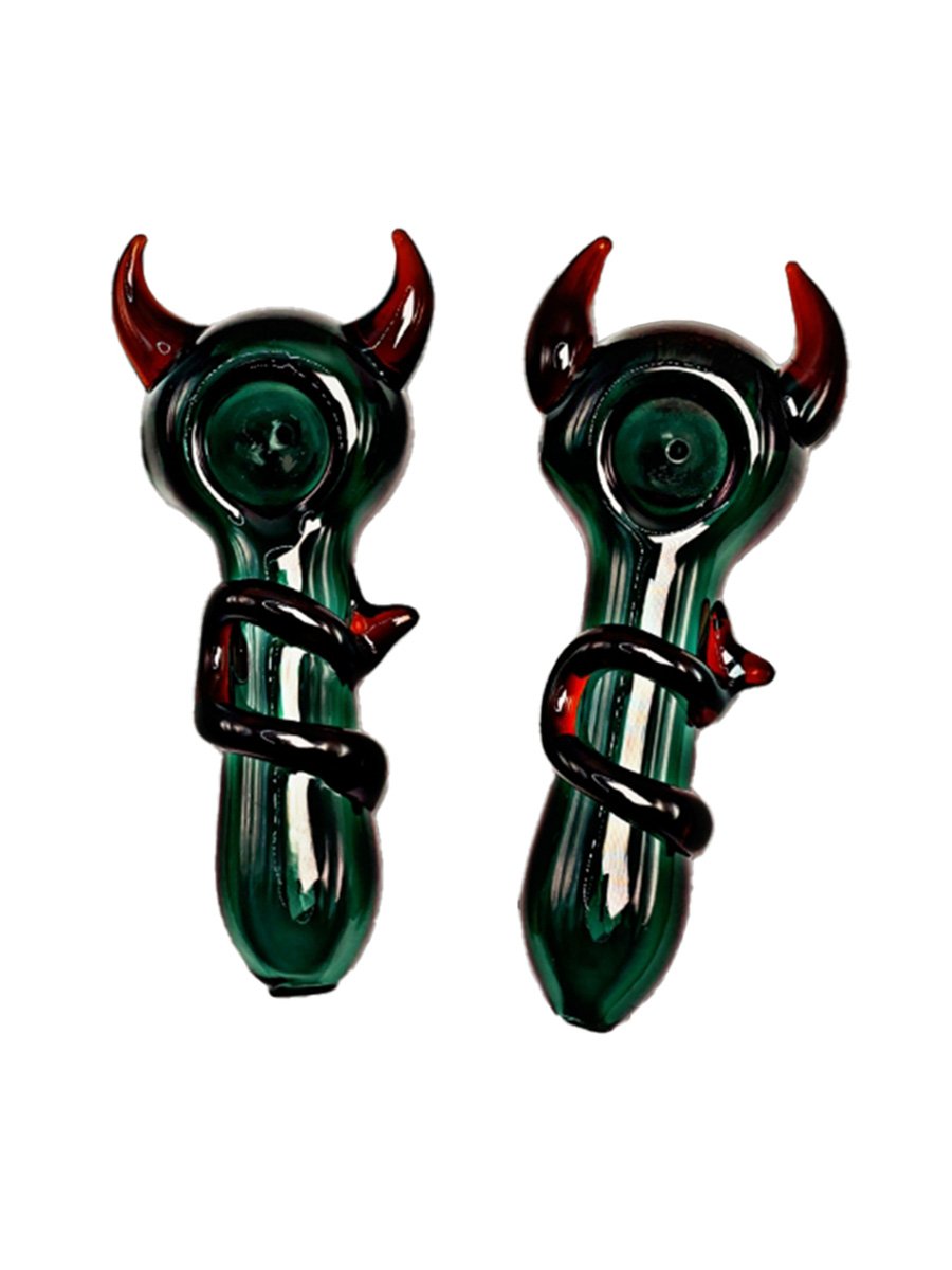 Devil's Horn Glass Pipe3 Devil's Horn Glass Pipe3