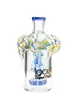 Horned ash Catcher 90Degree 14mm Joint, Colors: Dark Blue, 2 image Horned ash Catcher 90Degree 14mm Joint, Colors: Dark Blue, 2 image