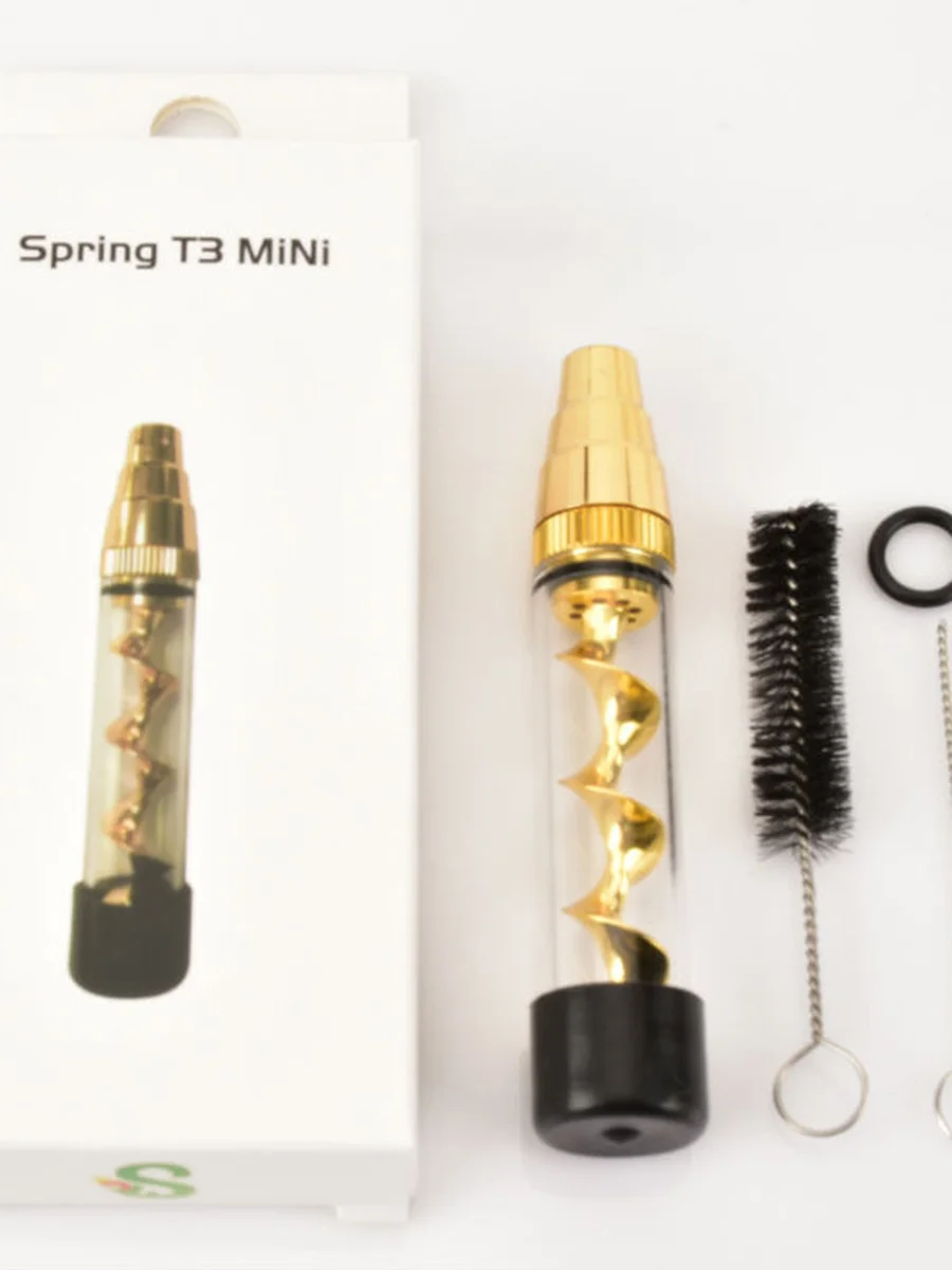 Spring T3 Mini Twisty Glass Blunt Pipe 8 Spring T3 Mini Twisty Glass Blunt Pipe 8