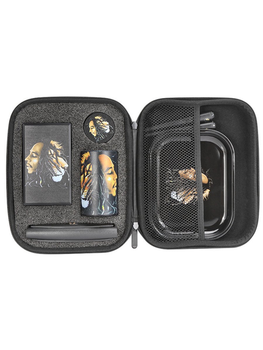 Herb Grinder Rolling Tray Smoking Set A Herb Grinder Rolling Tray Smoking Set A