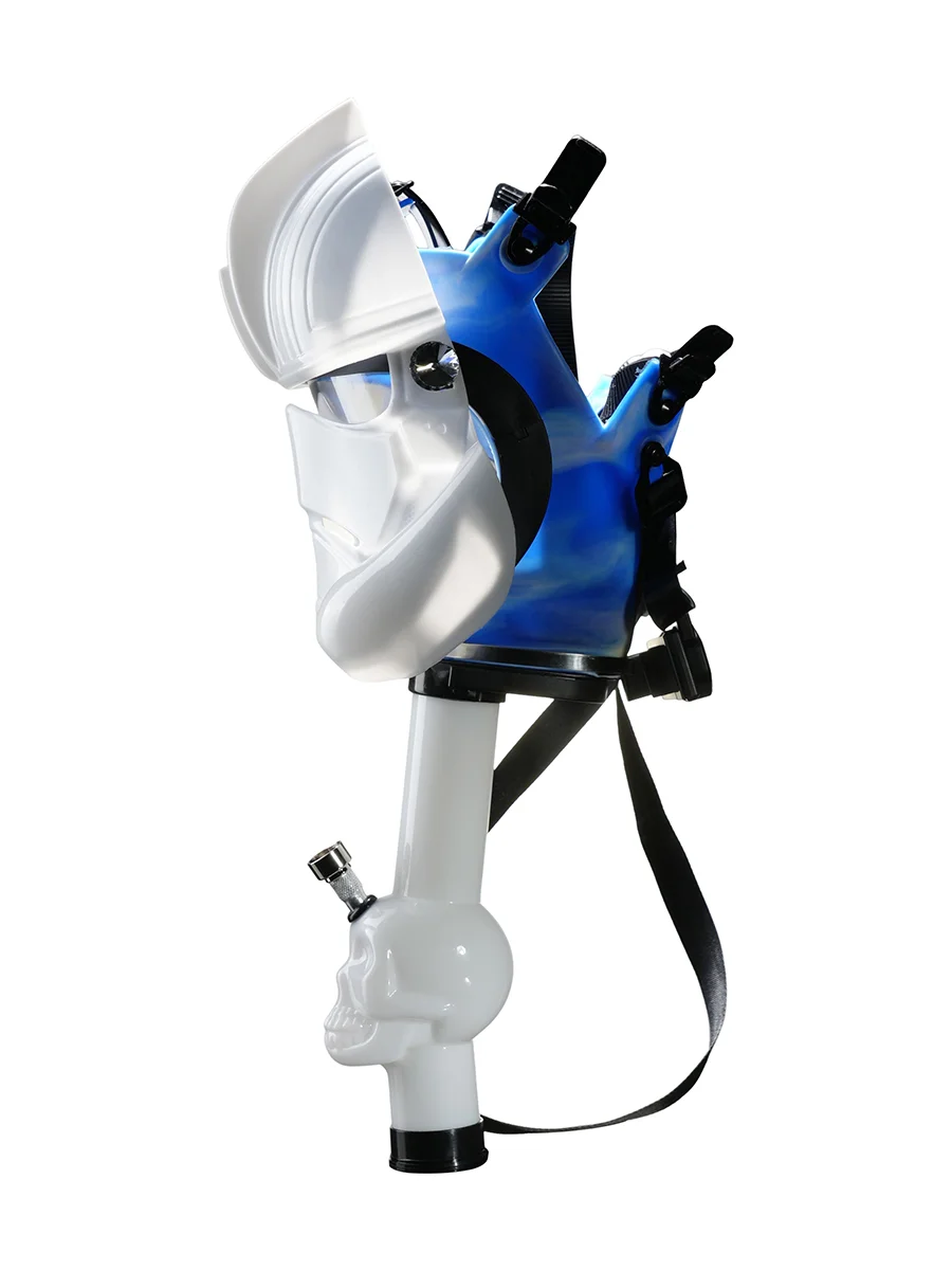 White Stormtrooper Gas Mask Bong, 2 image