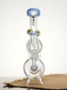 Lookah Bong 9" Cute Recycler Double Chamber Perc Water Pipe, Colors: Blue, 5 image Lookah Bong 9" Cute Recycler Double Chamber Perc Water Pipe, Colors: Blue, 5 image