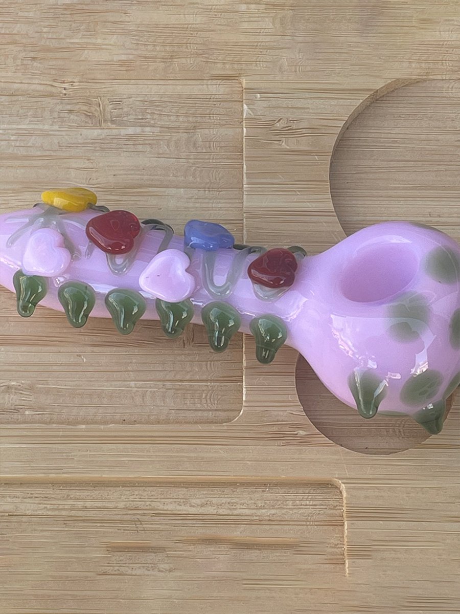 Mini Heart Glass Pipe