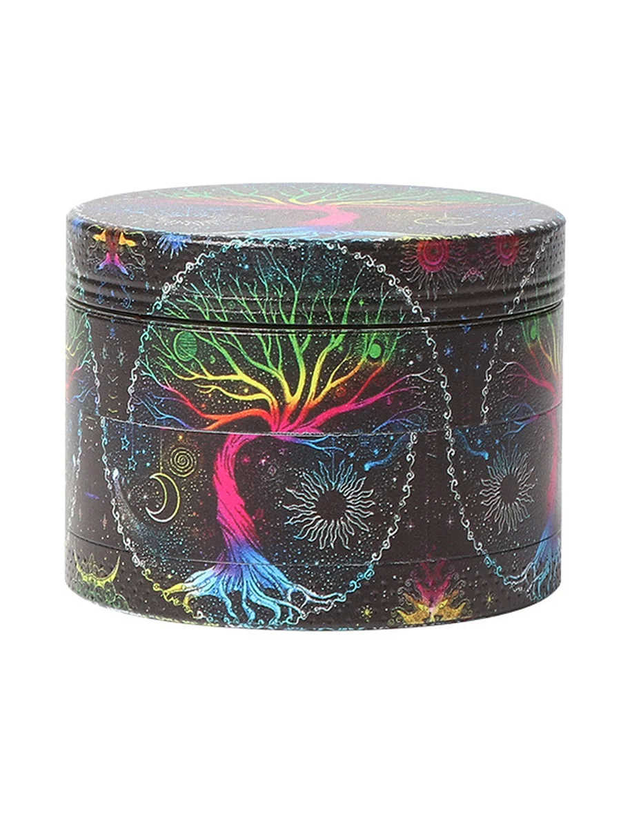 4 Layer 50mm Tree of Life Pattern Herb Grinder 4 Layer 50mm Tree of Life Pattern Herb Grinder
