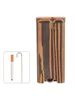 Dugout Metal Pipe & Wooden Stash Box, Quality: Walnut