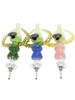 3PCS 10mm Bullhorn One Eye Cute Nectar Collector 3PCS 10mm Bullhorn One Eye Cute Nectar Collector