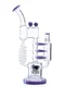 14.7" Recycler Glass Spiderman Shank Bong, Colors: Purple