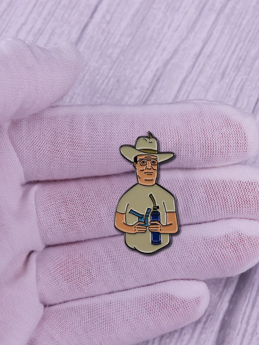 Hank Hill Pin Brooches | LOOKAH, 2 image